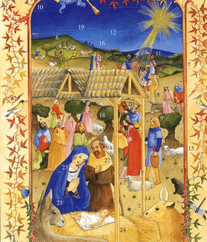 CALENDRIER DE L AVENT ADORATION DES BERGERS ADAM