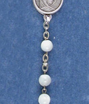 CHAPELET STELLARGENT NACRE RONDE