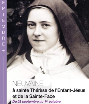 NEUVAINE A SAINTE THERESE DE L'ENFANT JESUS