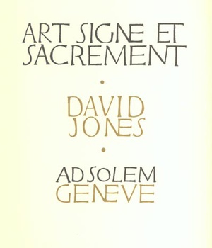 ART, SIGNE ET SACREMENT