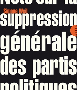 NOTE SUR LA SUPPRESSION GENERALE DES PARTIS POLITIQUES