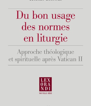 DU BON USAGE DES NORMES EN LITURGIE - APPROCHE THEOLOGIQUE ET SPIRITUELLE APRES VATICAN II