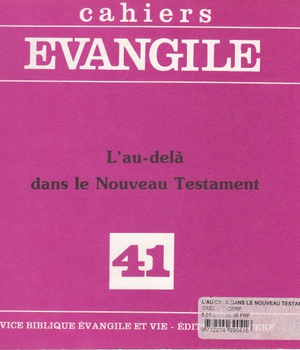 CE-41. L'AU-DELA DANS LE NOUVEAU TESTAMENT