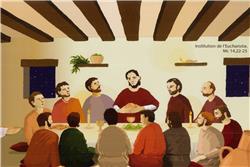 PUZZLE 160 PIECES - L'INSTITUTION DE L'EUCHARISTIE