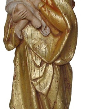 VIERGE FLORENTINE 48 CM DOREE