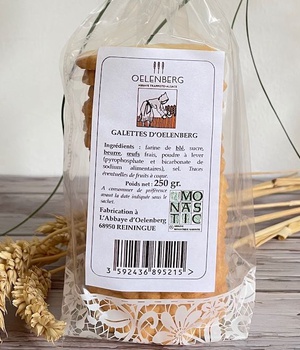 GALETTES D'OELENBERG 250G - ABBAYE D'OELENBERG