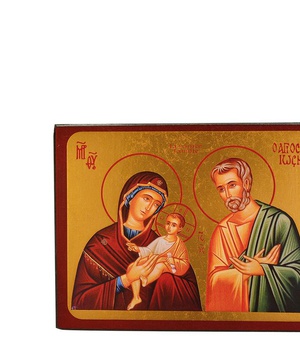 LA SAINTE FAMILLE - MINI ICONE AUTOCOLLANTE 7X5 CM - 453.11
