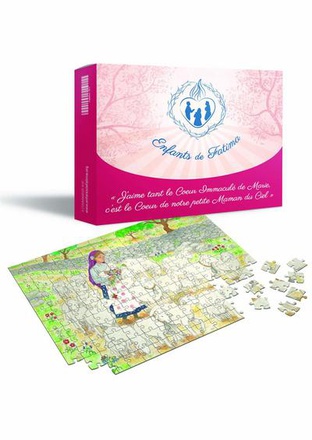 JACINTHE, PASTOURELLE DE MARIE - PUZZLE 64 PIECES + FEUILLE MODELE