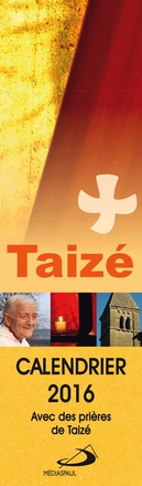 CALENDRIER TAIZE 2016