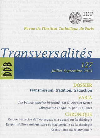 TRANSVERSALITES N 127