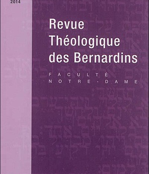 REVUE THEOLOGIQUE DES BERNARDINS N11