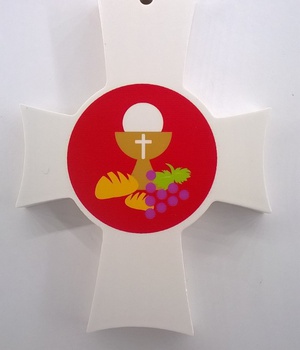 "CROIX EN BOIS ""COMMUNION"""