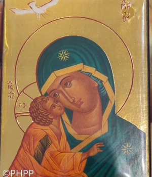 NOTRE DAME DES GRACES - MINI ICONE AUTOCOLLANTE 8X7 CM - 331.13