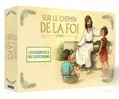 SUR LE CHEMIN DE LA FOI - COFFRET . DVD + CD + 2 LIVRES