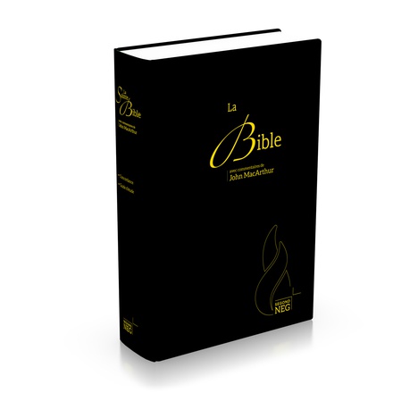 BIBLE D'ETUDE SEGOND NEG MAC ARTHUR - COUVERTURE RIGIDE, SKYVERTEX NOIR