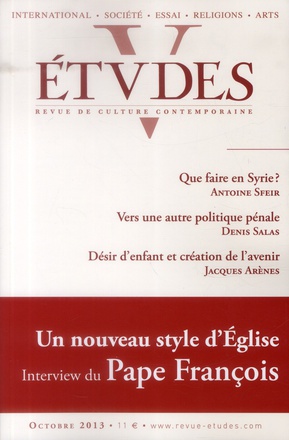ETUDES OCTOBRE 2013 INTERVIEW DU PAPE FRANCOIS