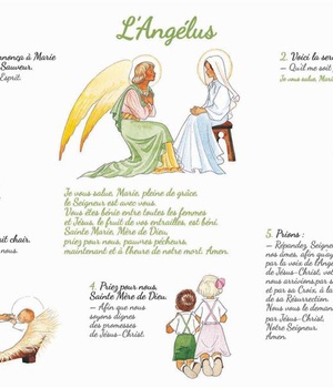 CARTE A5 L'ANGELUS - EDITION ILLUSTREE