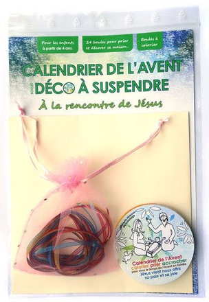CALENDRIER DE L'AVENT A COLORIER - A LA RENCONTRE DE JESUS