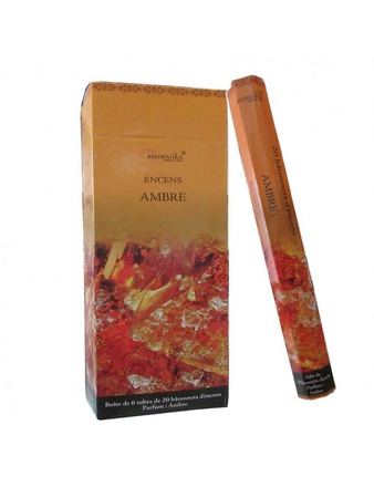 ENCENS 20 BATONNETS AMBRE