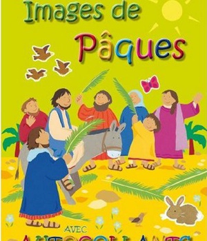 IMAGES DE PAQUES AVEC AUTOCOLLANTS