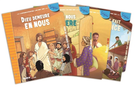 SEIGNEUR TU NOUS APPELLE 8-11 ANS - RECHARGE MARRON ( CD CARNET DE VIE) - MODULES 9 A 12 - NE