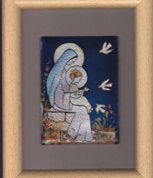EMAIL VIERGE A LA MARGELLE RT13 VR1303 ENCADRE NDSP