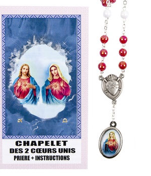CHAPELET DE DEVOTION DES DEUX COEURS UNIS AVEC NOTICES EXPLICATIVES