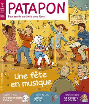 PATAPON NOVEMBRE 2022 N 500 - UNE FETE EN MUSIQUE - EDITION ILLUSTREE