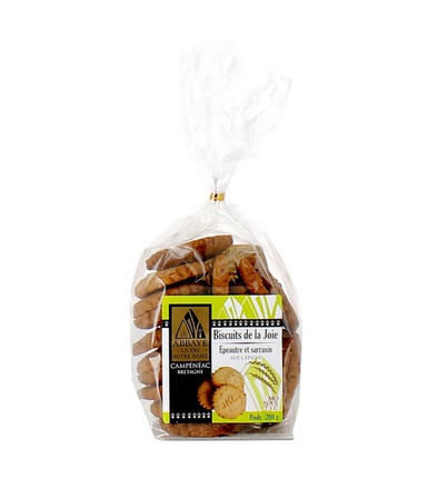 BISCUITS DE LA JOIE EPAUTRE ET SARRASIN, SACHET DE 200 G