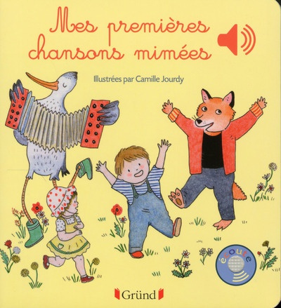 MES PREMIERES CHANSONS MIMEES LIVRE SONORE 6 PUCES - DES 1 AN