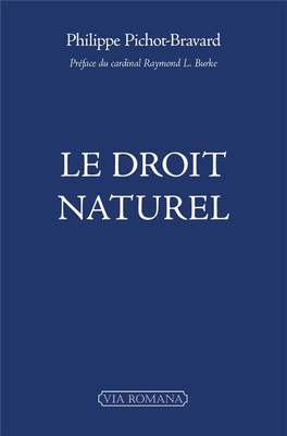 LE DROIT NATUREL