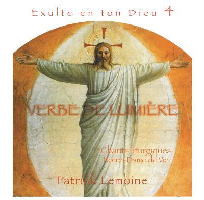 EXULTE EN TON DIEU 4 - CD - CHANTS LITURGIQUES NOTRE-DAME DE VIE - AUDIO