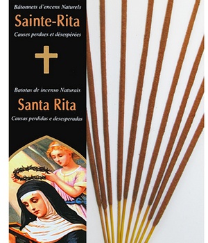 ENCENS SAINTE RITA 15 BATONNETS