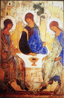 LA TRINITE (ROUBLEV) - ICONE CLASSIQUE 22,2X18,1 CM