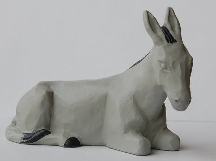 ANE 14 CM DE LONG CRECHE NUIT DE LUMIERE
