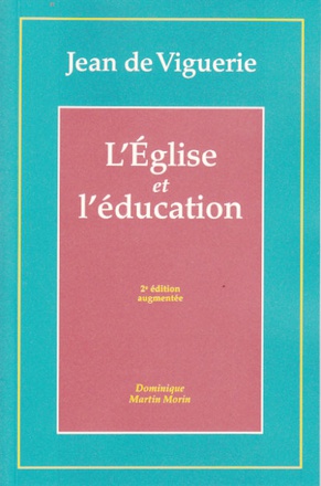 LEGLISE ET LEDUCATION