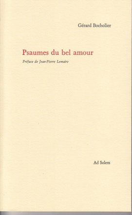 LES PSAUMES DU BEL AMOUR