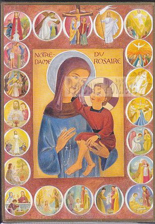 ICONE MEDIA 10X15 ND DU ROSAIRE  NDSP