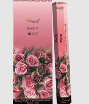 ENCENS 20 BATONNETS ROSE