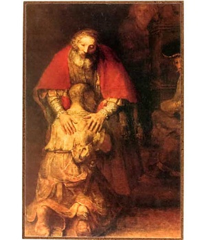 ICONE LES FILS PRODIGUE - REMBRANDT