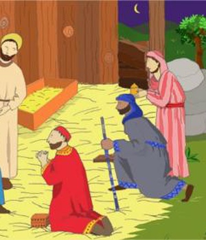 PUZZLE COFFRET 63 PIECES - LA NAISSANCE DU CHRIST