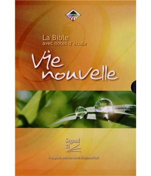 BIBLE SEGOND 21 (S21) AVEC NOTES D'ETUDE VIE NOUVELLE [RELIE]