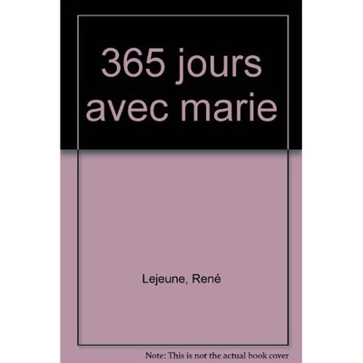365 JOURS AVEC MARIE