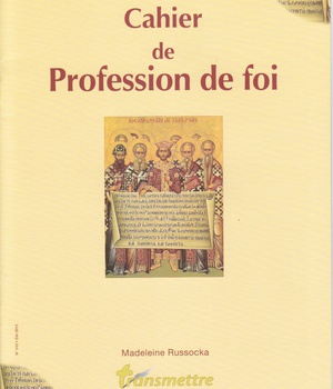 CAHIER DE PROFESSION DE FOI