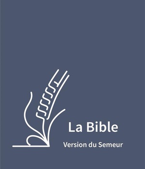 LA BIBLE VERSION DU SEMEUR - A GROS CARACTERES, COUVERTURE SEMI-SOUPLE TEXTILE BLEU
