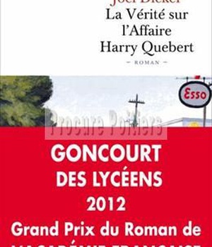 LA VERITE SUR L'AFFAIRE HARRY QUEBERT - PRIX DE L'ACADEMIE FRANCAISE 2012
