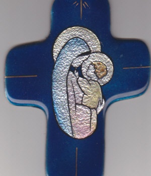 CROIX EMAIL VIERGE OVALE 11X9CM CRCO 018/ BF /A NDSP