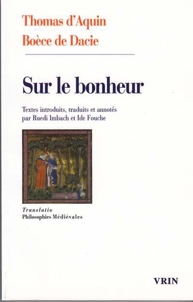 SUR LE BONHEUR - EDITION BILINGUE