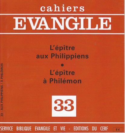 CE-33. L'EPITRE AUX PHILIPPIENS ET L'EPITRE A PHILEMON