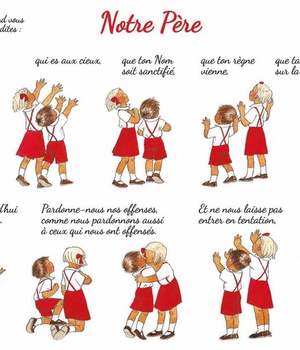 CARTE A5 NOTRE PERE - TUTOIEMENT - EDITION ILLUSTREE